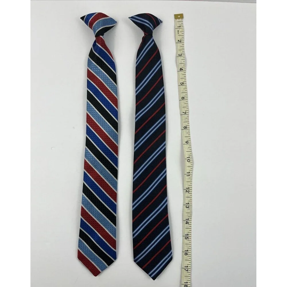 Clip-on Ties for Boys Ages 8 to 10